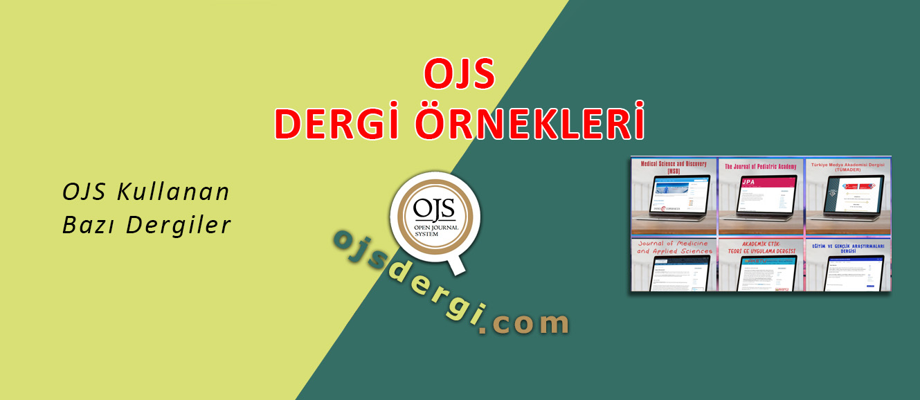 ÖRNEK OJS DERGİ SİTELERİ