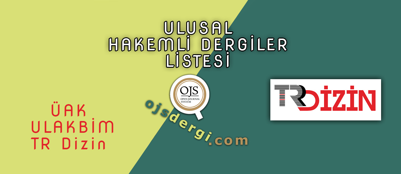 Ulusal Hakemli Dergiler - TR Dizin Dergileri